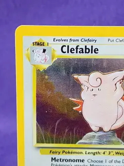 1999 Pokemon Clefable Jungle Holo 1/64 Rare Card - Image 3