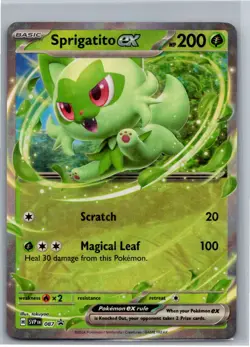 Sprigatito ex Promo SV: Scarlet & Violet Promo Cards 087 NM - Image 1