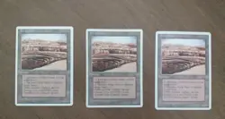 3 MTG Strip Mine 4th Edition Cards - Image 1