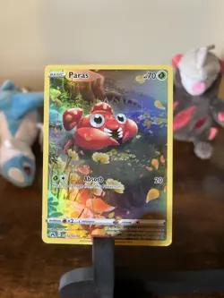 Pokemon Cards Full Art Paldea Bundle of 3- Paras GG32, Rabsca 215, Wooper 221 - Image 2