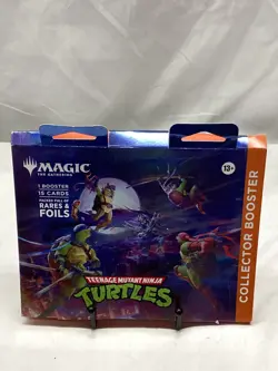 Magic the Gathering Teenage Mutant Ninja Turtles Collector Booster Pack Sealed - Image 1