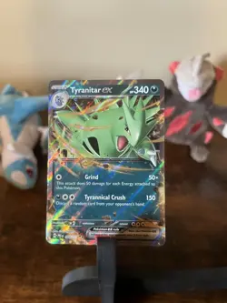 Rare Pokemon Cards Bundle of 3- Kyurem ex, Tyranitar ex, and Meowscarada ex - Image 3