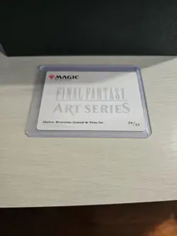 Shadow Mysterious Assassin Art Series Gold Stamped 26/53 FINAL FANTASY Magic Mtg - Image 2