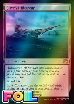 x1 Clive's Hideaway FOIL FIN Final Fantasy MTG 275 M/NM 1x - Image 1