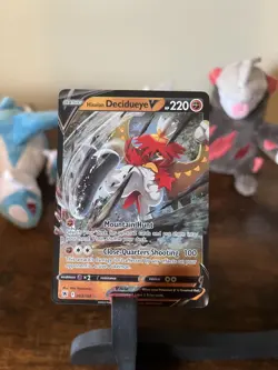Rare Pokemon Cards Bundle of 3- Mewtwo V Pokemon Go, Decidueye-H V, and Mawile V - Image 3