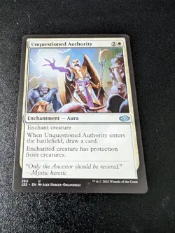 MTG Unquestioned Authority Jumpstart 2022 Regular Uncommon NM - Image 1