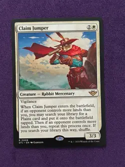 Claim Jumper (0008) - MTG - Outlaws of Thunder Junction Regular NM - Image 1