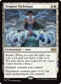 Tempest Technique - 16 - Tarkir: Dragonstorm Commander- Near Mint - MTG - Image 1