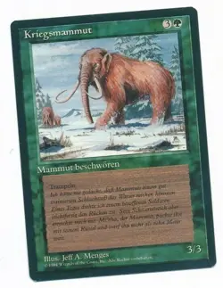 MTG Magic The Gathering FBB War Mammoth GERMAN NM - Image 1