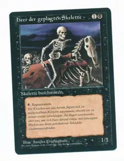 MTG Magic The Gathering FBB Drudge Skeletons GERMAN NM - Image 1
