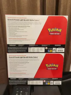 LOT OF 2 - COSTCO PRISMATIC EVOLUTIONS ETB + BOOSTER BUNDLE - SEALED - POKEMON - Image 2