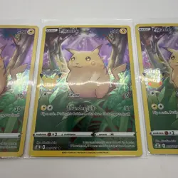 Pikachu 005/025 Holo Rare Celebrations Pokemon Near Mint X 3 - Image 3