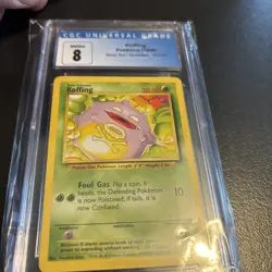 1999 POKEMON BASE SET UNLIMITED #51 KOFFING CGC 8 1999 (Blue Label) - Image 2