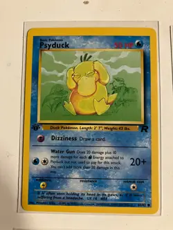 VINTAGE Pokemon PSYDUCK Collection-Set of 6-Including TWO 1st EDITIONS - Image 2