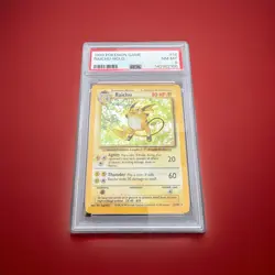Pokemon PSA 8 Base Set Raichu Holo 14/102 PSA 8 NM - Image 1