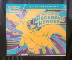 Pokemon TCG Mega Evolution Ascended Heroes Elite Trainer Box Slight Tear In Seal - Image 1