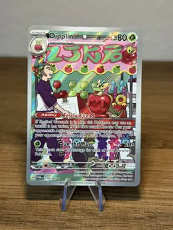 Dipplin 170/167 Pokemon Scarlet & Violet: Twilight Masquerade Illustration Rare - Image 1