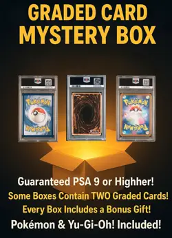 Pokemon Yu-Gi-Oh Mystery Graded PSA Slab + Bonus - Image 1