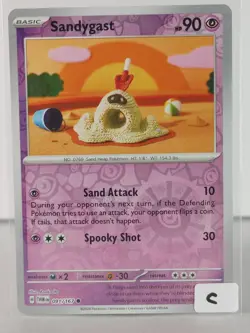 Sandygast - Twilight Masquerade - 091/167 - Pokemon TCG - Reverse Holo - C - Image 2
