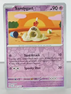 Sandygast - Twilight Masquerade - 091/167 - Pokemon TCG - Reverse Holo - C - Image 3