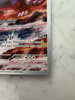 Pokemon TCG Paradox Rift Groudon Ilustration Rare 199/182 NM - Image 5