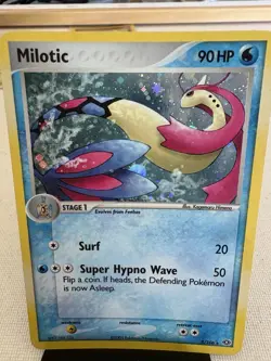 Nintendo Milotic 8/106 EX Emerald Holo Rare 90 HP English Pokemon TCG - Image 3