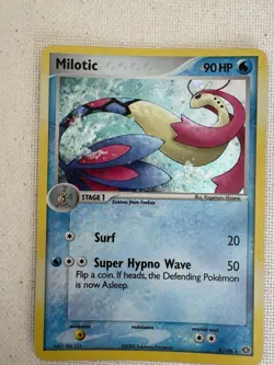 Nintendo Milotic 8/106 EX Emerald Holo Rare 90 HP English Pokemon TCG - Image 4