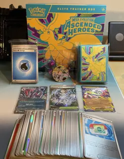 Pokemon Ascended Heroes ETB - OPENED WITH HITS / BULK - Pack Fresh - Image 1