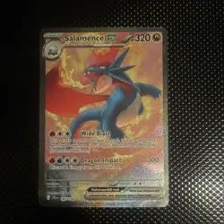 Pokemon Salamence ex Full Art Holo Special Illustration Rare 187/159 SV09 EN - Image 1