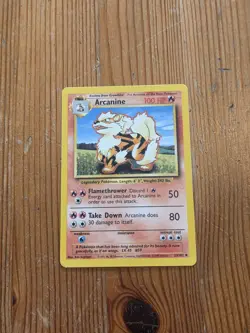 Arcanine 023/102 Base Set Regular Pokemon TCG - LP - Image 1