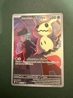 2026 Pokemon Ascended Heroes Team Rocket's Mimikyu 238/217 151 Illustration Rare - Image 2