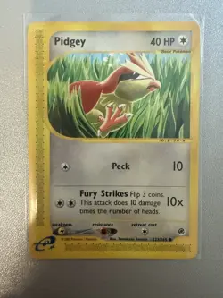 Pidgey 123/165 Common Expedition Base Set Pokemon LP-NM - Image 1