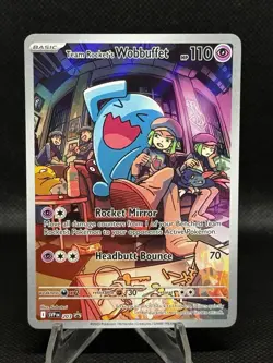 Rocket's Wobbuffet 203 Pokemon Scarlet & Violet Promo 🔥 - Image 1