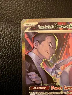 Team Rocket's Mewtwo ex 231/182 SIR Destined Rivals Pokemon TCG - Make Offer! - Image 3