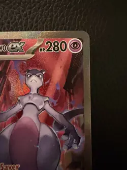 Team Rocket's Mewtwo ex 231/182 SIR Destined Rivals Pokemon TCG - Make Offer! - Image 4