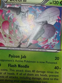 HP Pokemon TCG - Beedrill - 5/146 - Rare - XY: Base Set - Image 4