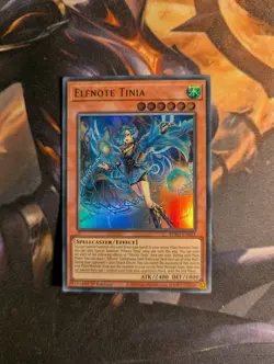 Yu-Gi-Oh! Elfnote Tinia BPRO-EN011 Ultra Rare 1st Edition NM - Image 1