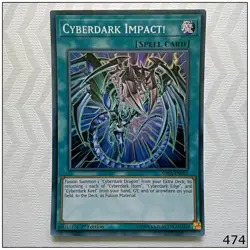 Cyberdark Impact! - SHVA-EN053 - Super Rare 1st Edition Yugioh - Image 1