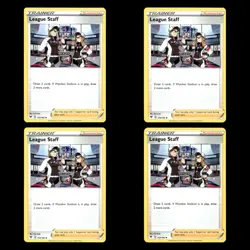 4x League Staff SWSH04: Vivid Voltage 153/185 MP Pokemon TCG | Buy 10 Get 10 Fre - Image 1