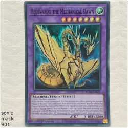 Heosvarog the Mechanical Dawn - ROTA-EN035 - Super Rare 1st Edition Yugioh - Image 1