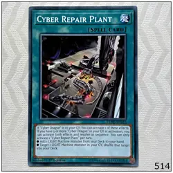 Cyber Repair Plant - LEDD-ENB12 - Common 1st Edition Yugioh - Image 1