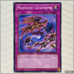 Malevolent Catastrophe - SDCR-EN034 - Common 1st Edition Yugioh - Image 1