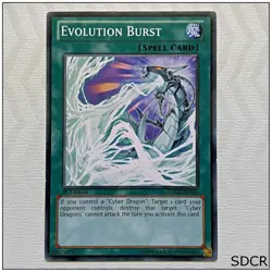 Evolution Burst - SDCR-EN020 - Common 1st Edition Yugioh - Image 1