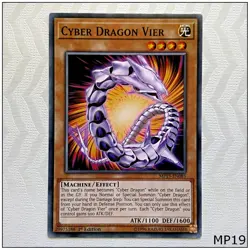 Cyber Dragon Vier - MP19-EN085 - Common 1st Edition Yugioh - Image 1