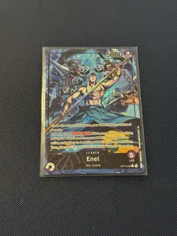 One Piece Adventure On Kami's Island ENEL OP15-058 Leader Alt Art English NM - Image 1