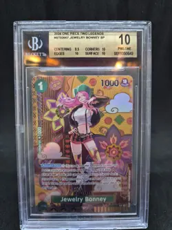 One Piece CCG Bonney Jewelry SP ST02-007 BGS Pristine 10 - Image 1
