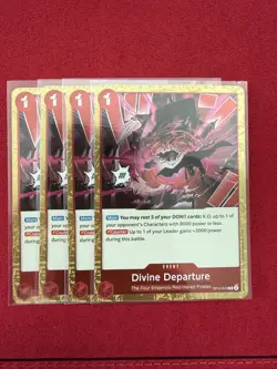 Divine Departure Playset - OP10-019 x4 - Royal Blood - One Piece TCG - English - Image 1