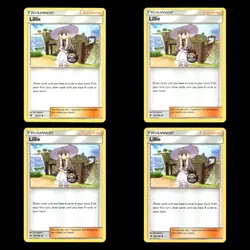 4x Lillie Shining Legends 62/73 MP Pokemon TCG | Buy 10 Get 10 Free - Image 1