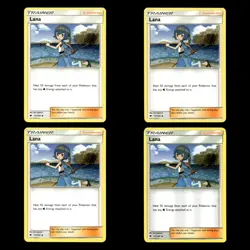 4x Lana SM - Burning Shadows 117/147 MP Pokemon TCG | Buy 10 Get 10 Free - Image 1