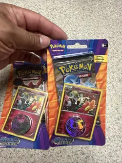 2016 Pokemon TCG Steam Siege XY Blister Coin Booster Pack Floette 2X - Image 2